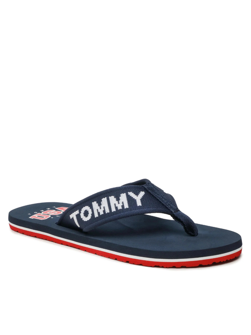 Tommy Jeans pánske tmavomodré žabky