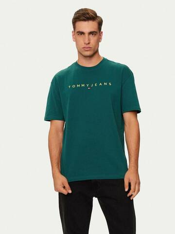Tommy Jeans pánske zelené tričko 