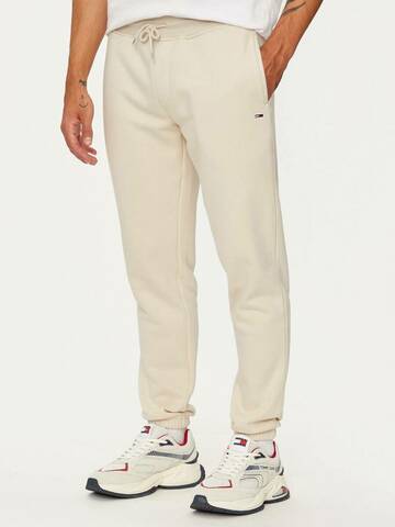 Tommy Jeans pánske smotanové tepláky