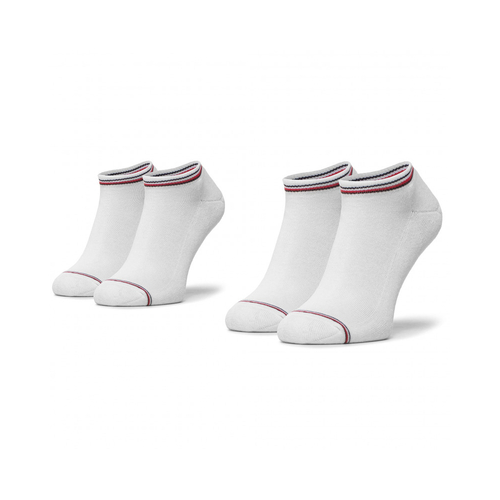 Tommy Hilfiger pánske biele členkové ponožky 2 pack
