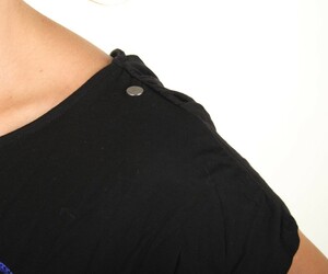 Pepe Jeans dámske čierne tričko Leah - XS (999BLAC)