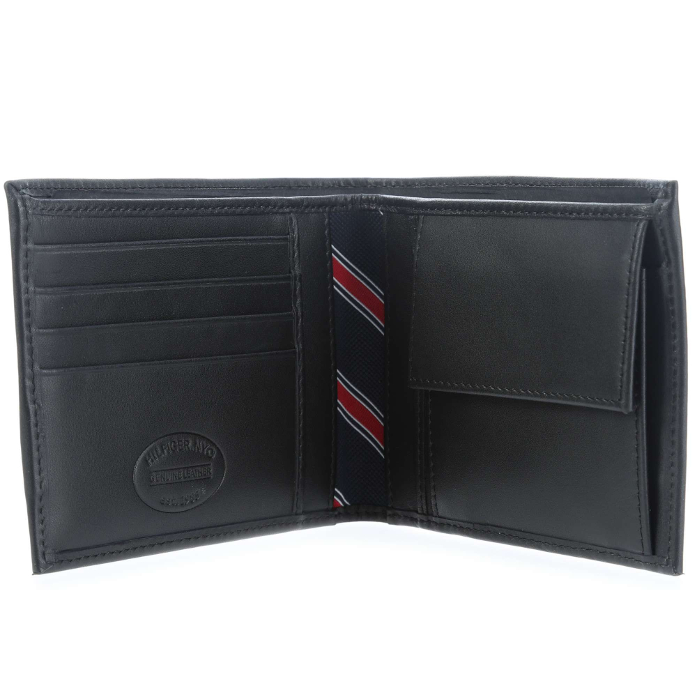 detail Tommy Hilfiger pánska čierna peňaženka