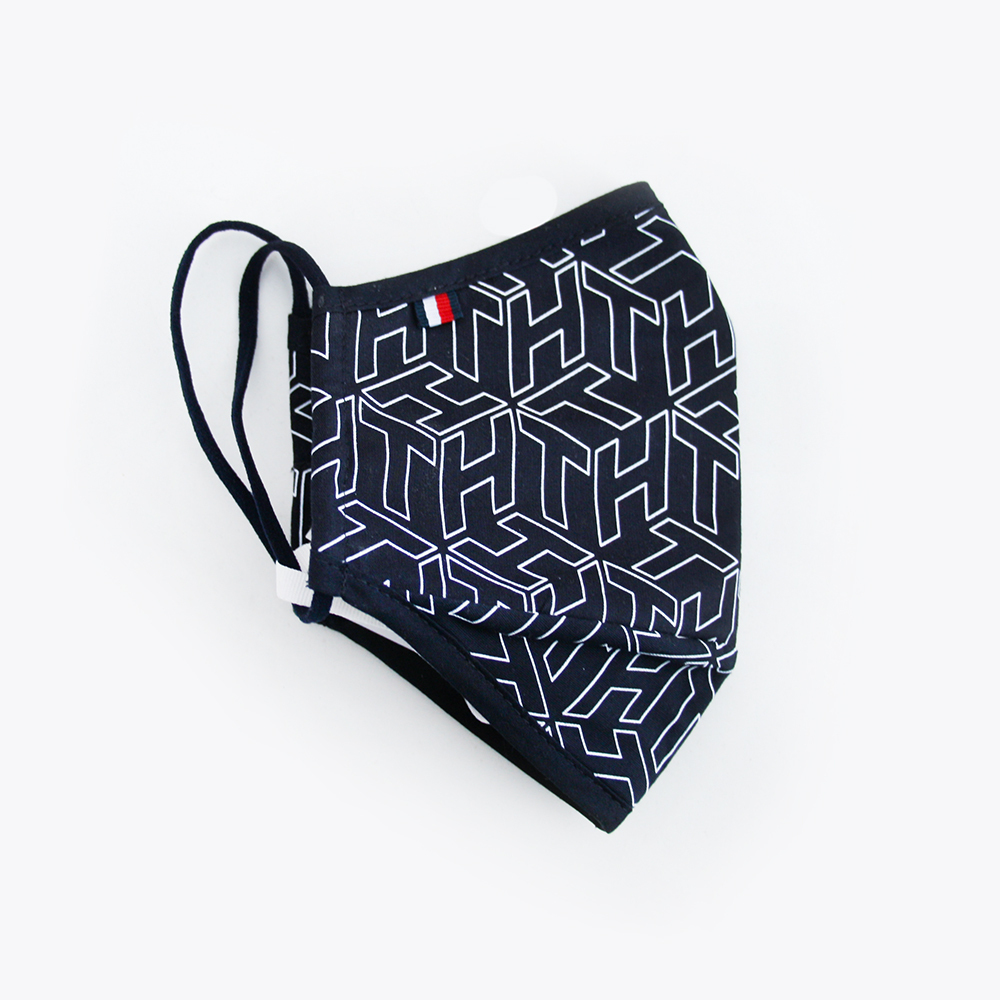 detail Tommy Hilfiger dámske tmavomodré rúško