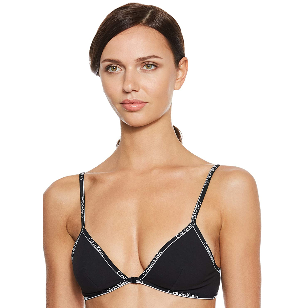 detail Calvin Klein dámska čierna podprsenka