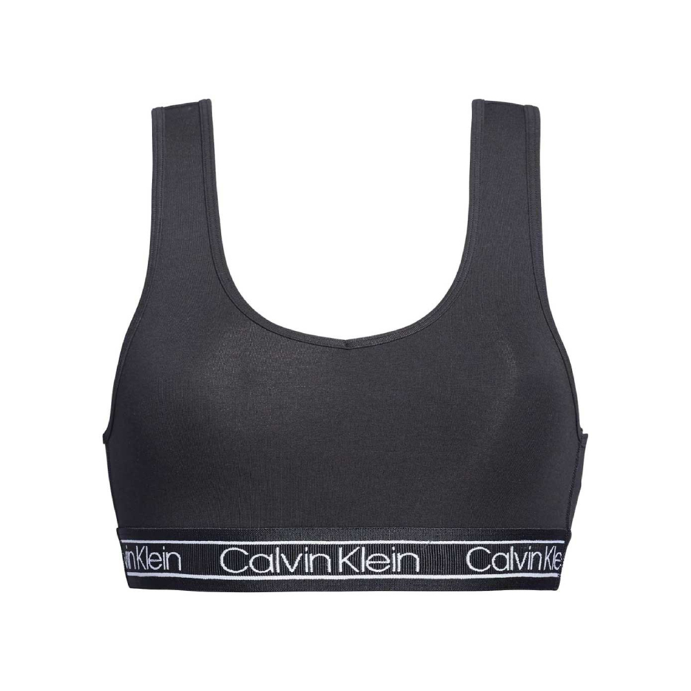 detail Calvin Klein dámska čierna športová podprsenka