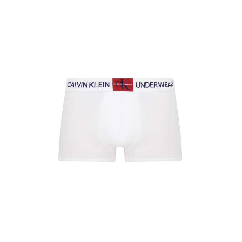 detail Calvin Klein pánske biele boxerky