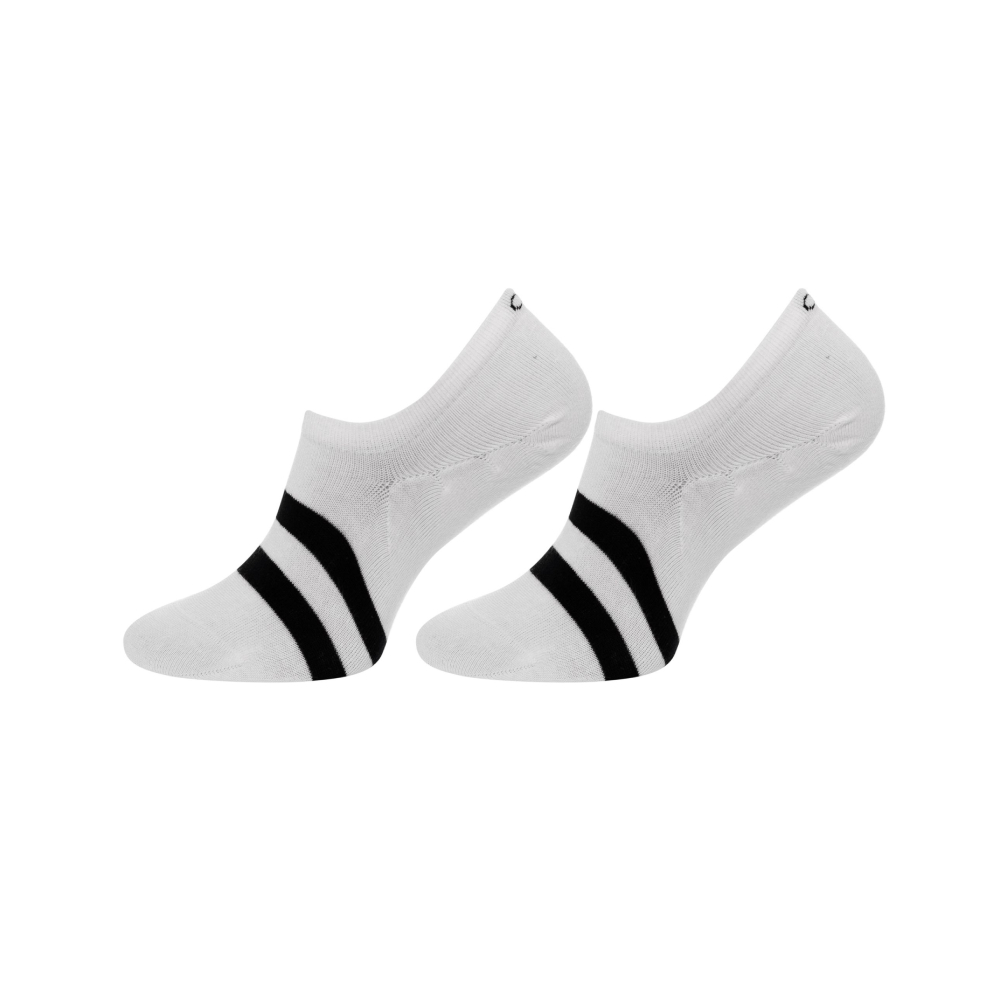 detail Calvin Klein pánske biele ponožky 2 pack