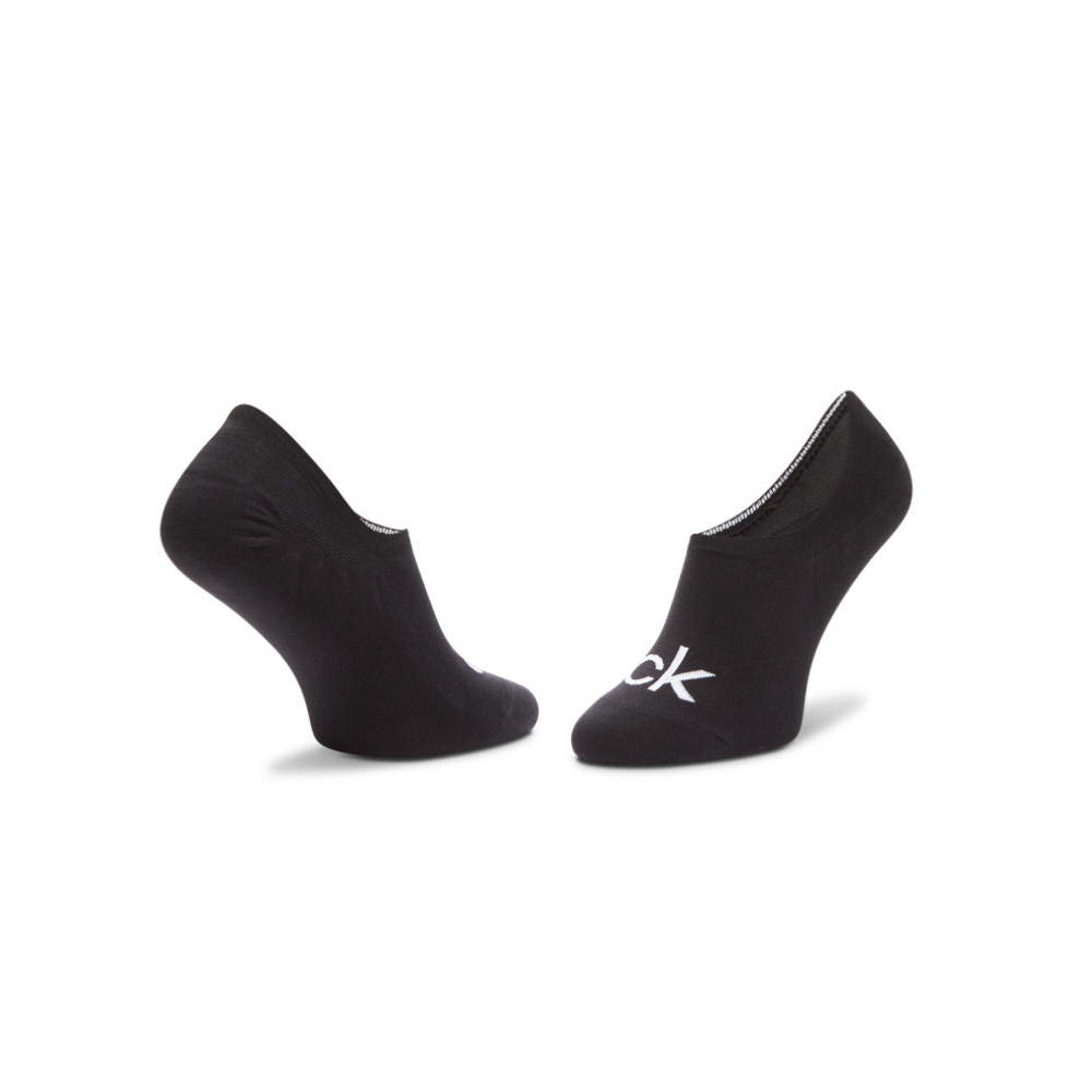 detail Calvin Klein pánske čierne ponožky 3 pack