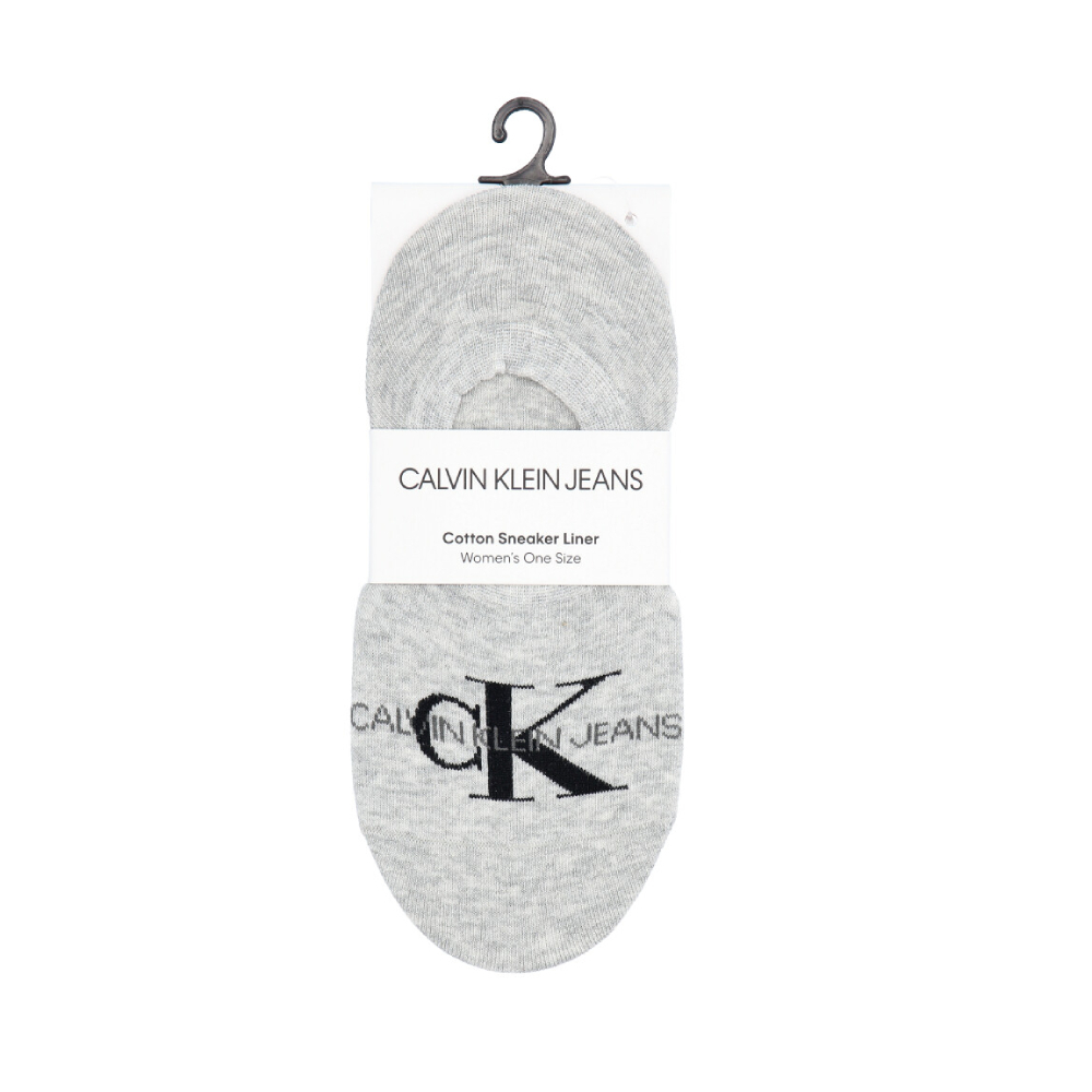 detail Calvin Klein dámske šedé ponožky