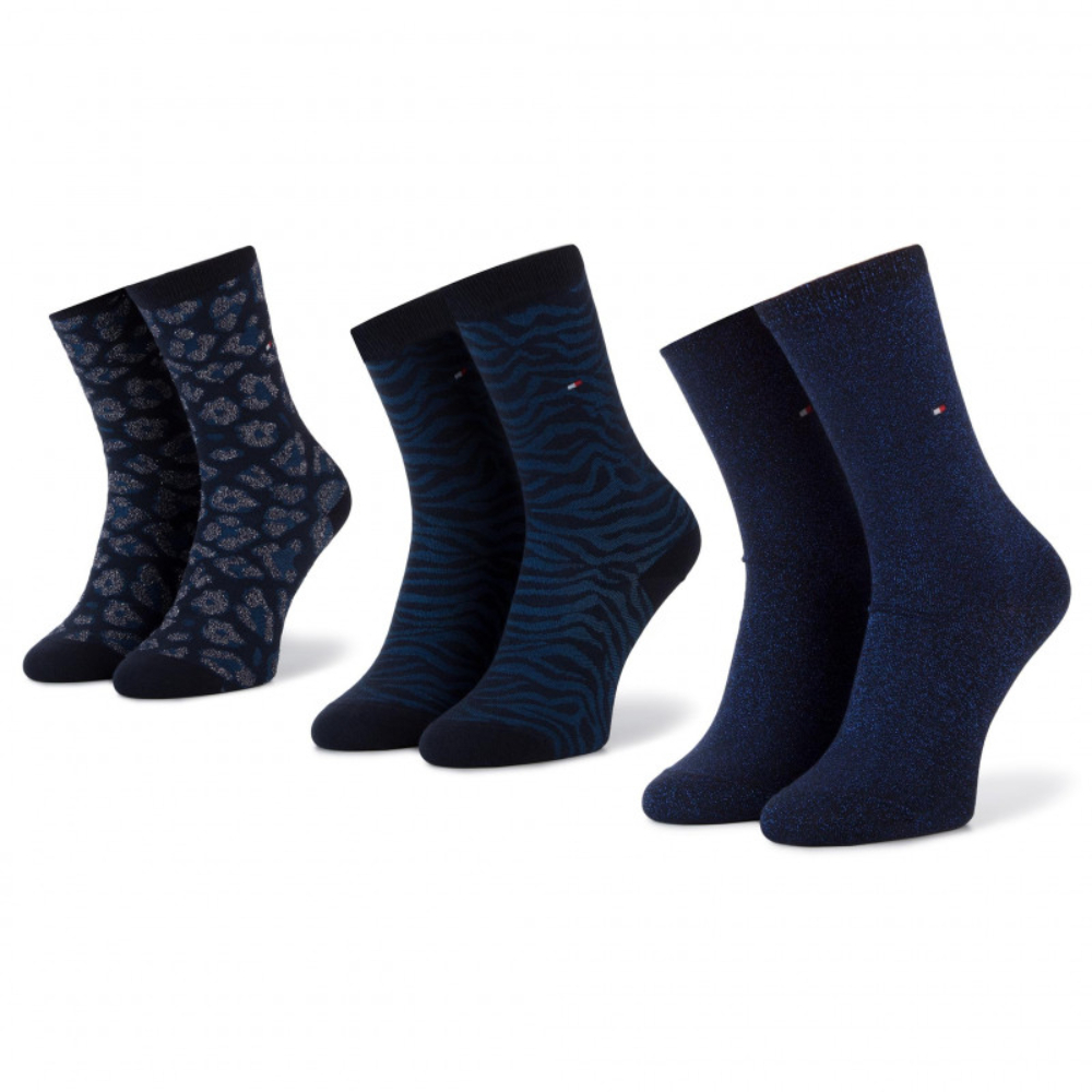 detail Tommy Hilfiger dámske ponožky 3 pack darčekové balenie
