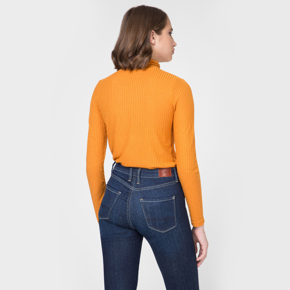 detail Pepe Jeans dámsky okrový rolák Miren