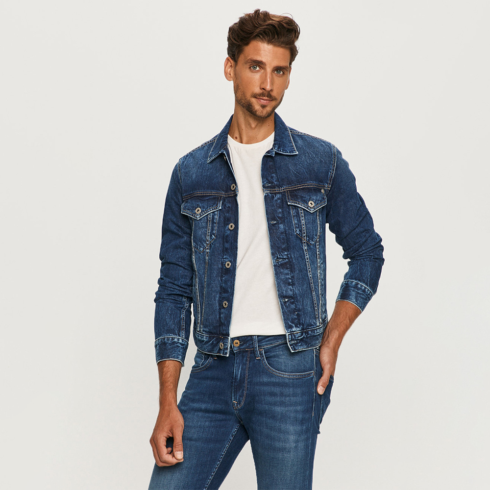 detail Pepe Jeans pánska džínsová bunda