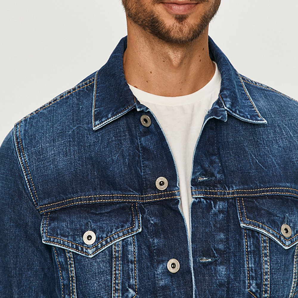 detail Pepe Jeans pánska džínsová bunda