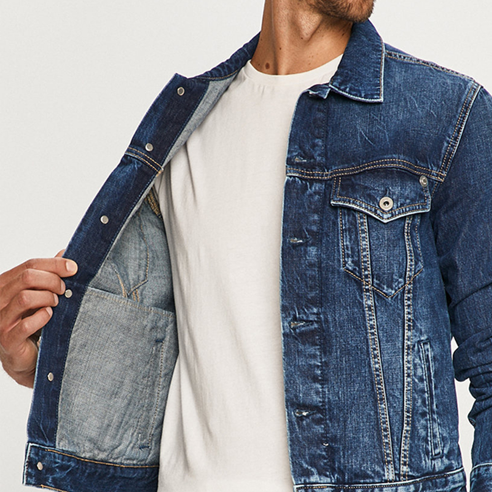 detail Pepe Jeans pánska džínsová bunda