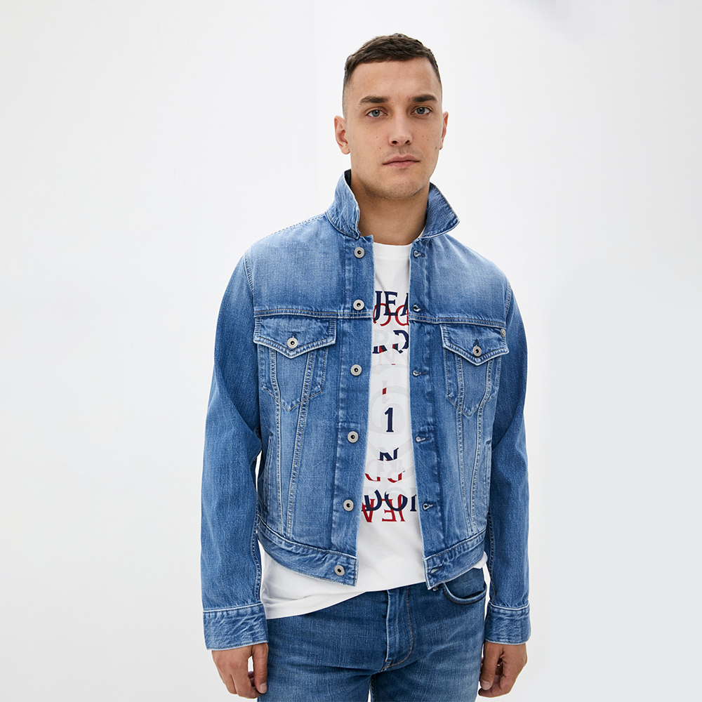 detail Pepe Jeans pánska džínsová bunda