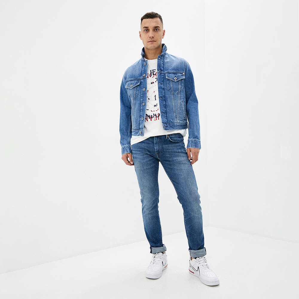 detail Pepe Jeans pánska džínsová bunda