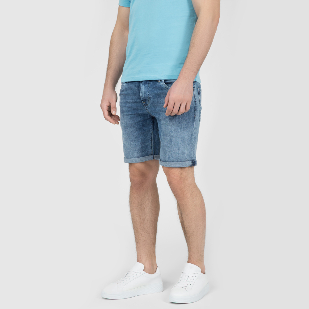 detail Pepe Jeans pánske džínsové šortky Hatch
