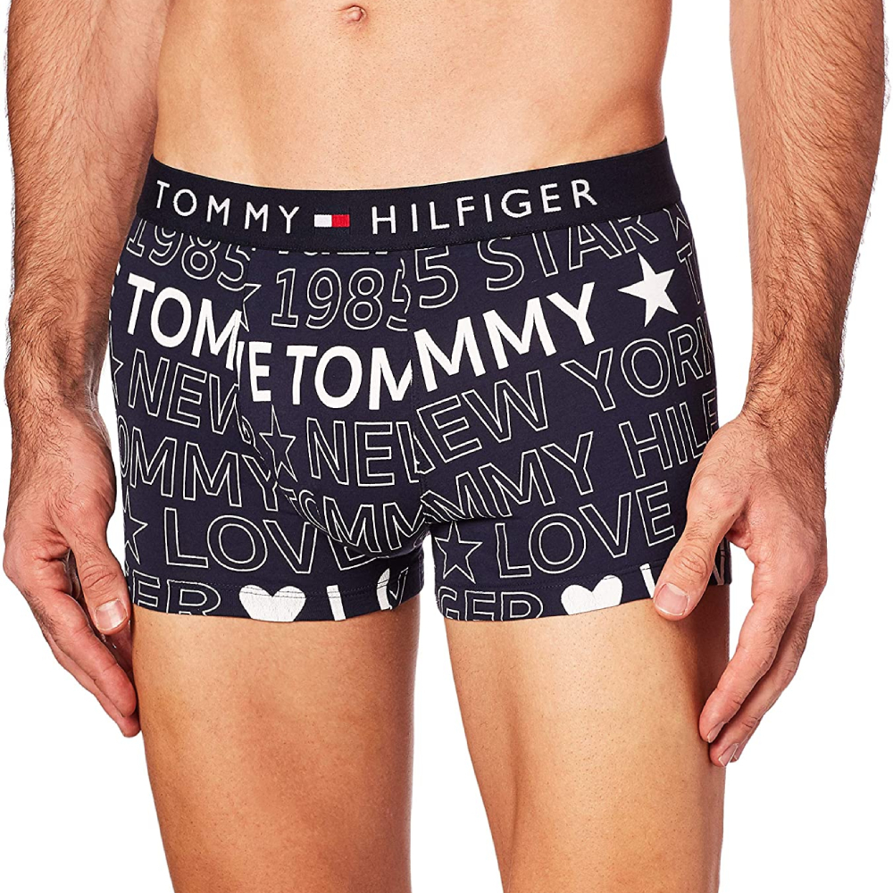 detail Tommy Hilfiger pánske tmavomodré boxerky