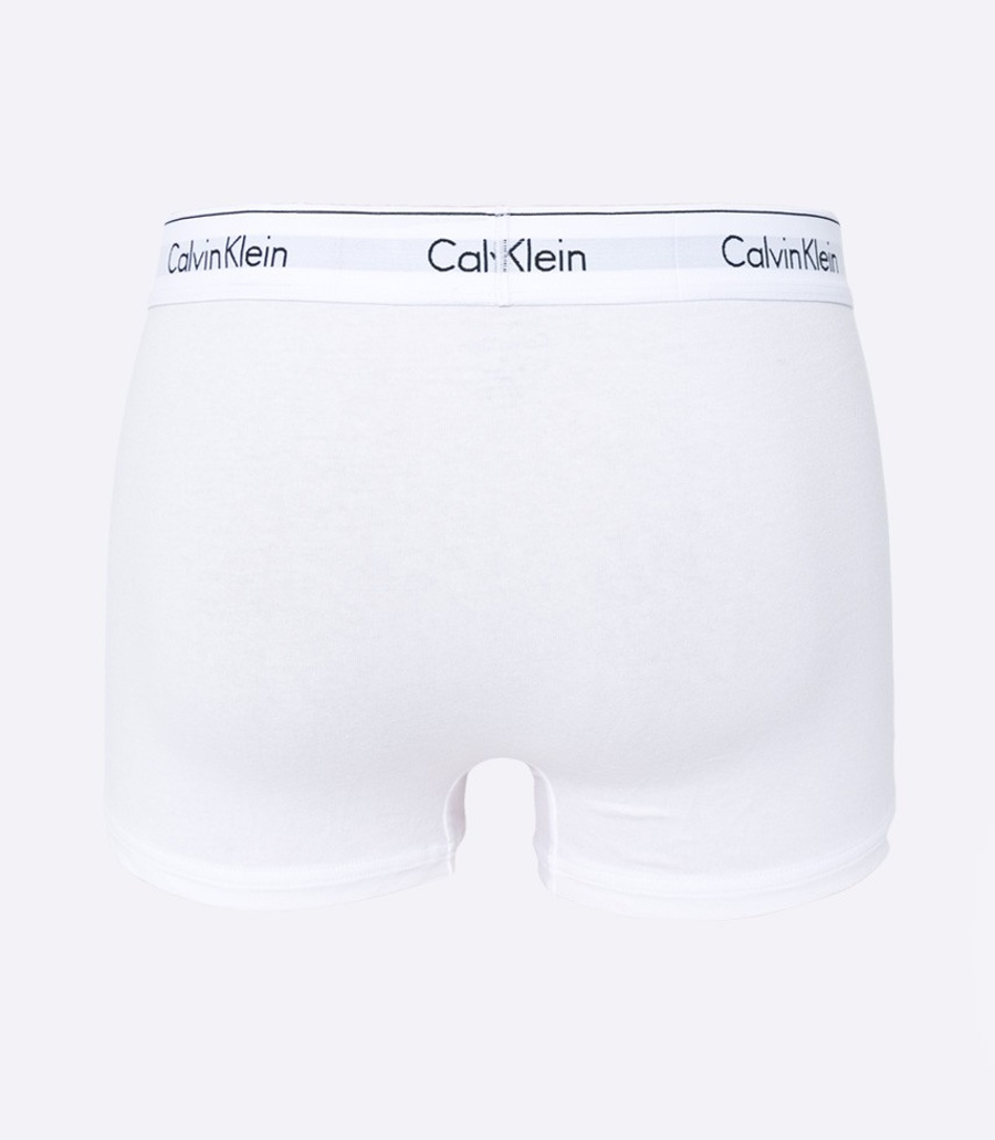 detail Calvin Klein sada pánskych bielych boxeriek