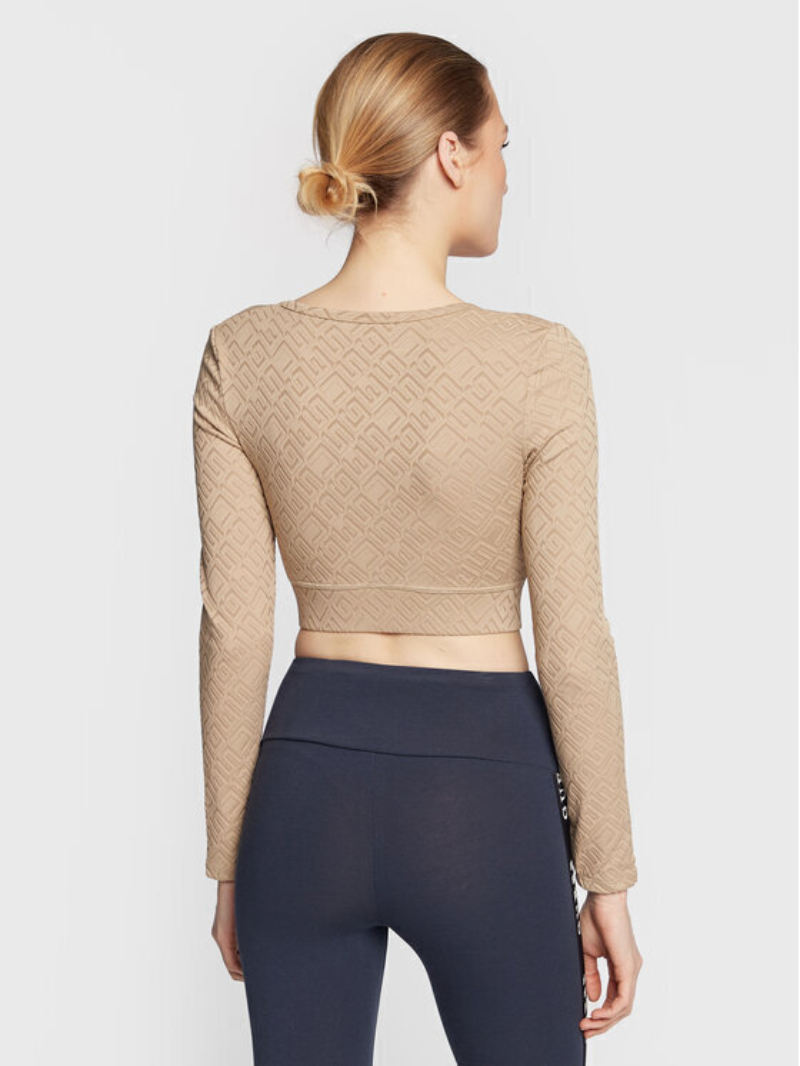 detail Guess dámsky béžový športový top