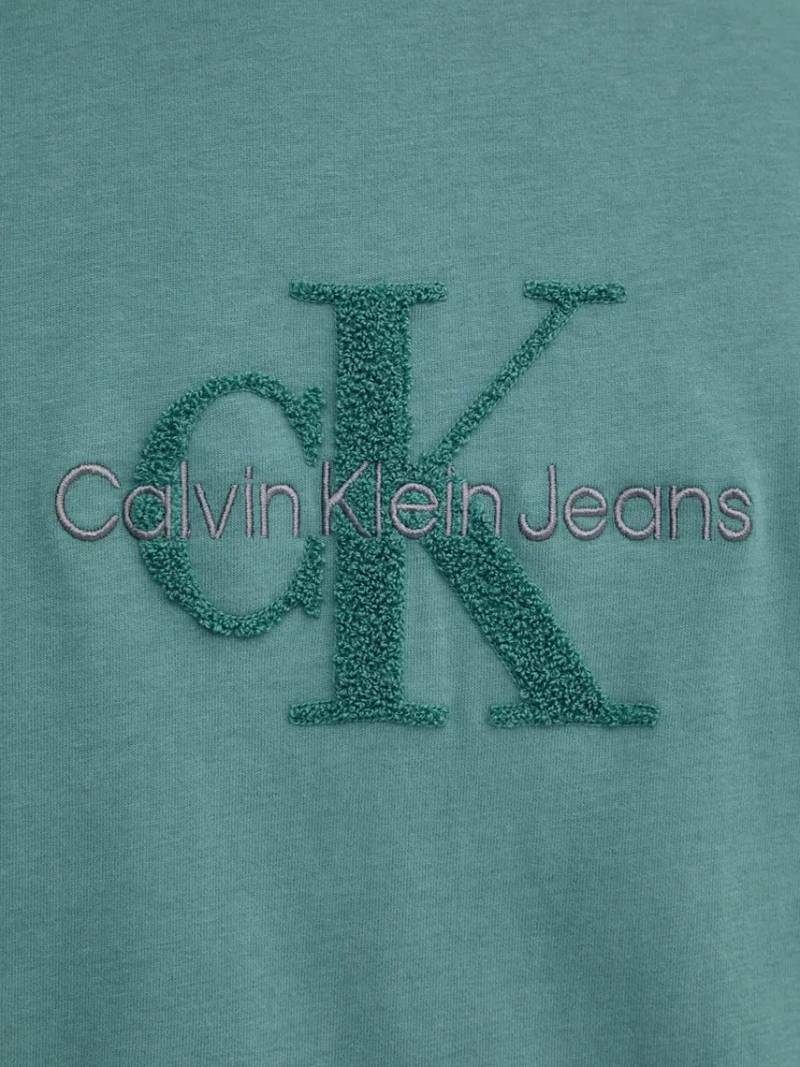 detail Calvin Klein pánske zelené tričko