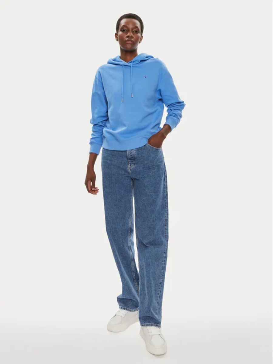 detail Tommy Hilfiger dámska modrá mikina