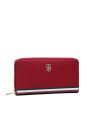detail Tommy Hilfiger dámska vínová peňaženka Element