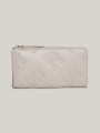 detail Tommy Hilfiger dámska šedobéžová peňaženka Refined