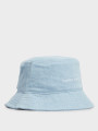 detail Tommy Jeans dámsky modrý džínsový klobúk