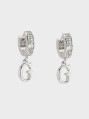 detail Guess dámske strieborné náušnice