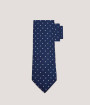 detail Tommy Hilfiger pánska tmavo modrá kravata