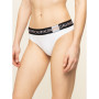 detail Calvin Klein dámska biela tangá