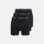 detail Calvin Klein pánske čierne boxerky 3 pack