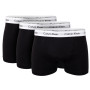 detail Calvin Klein pánske čierne boxerky 3pack