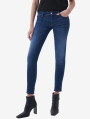 detail Salsa Jeans dámske modré džínsy