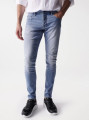 detail Salsa Jeans pánske modré džínsy