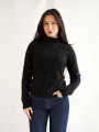 detail Salsa Jeans dámsky čierny sveter