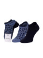 detail Calvin Klein pánske modré ponožky 2 pack