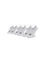 detail Calvin Klein pánske biele ponožky 3 pack