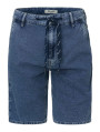 detail Salsa Jeans pánske modré džínsové šortky