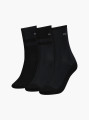 detail Calvin Klein dámske čierne ponožky 3 pack