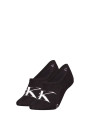 detail Calvin Klein dámske čierne ponožky 2 pack