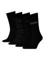 detail Tommy Hilfiger pánske čierne ponožky 4 pack
