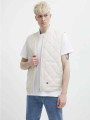 detail Tommy Jeans pánska krémová vesta