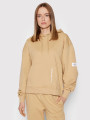 detail Calvin Klein dámska svetlo hnedá mikina