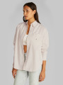 detail Calvin Klein dámska pruhovaná košeľa
