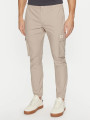 detail Calvin Klein pánske béžové cargo nohavice
