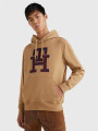detail Tommy Hilfiger pánska hnedá mikina