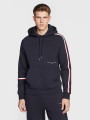 detail Tommy Hilfiger pánska tmavo modrá mikina