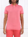 detail Tommy Hilfiger pánske červené polo
